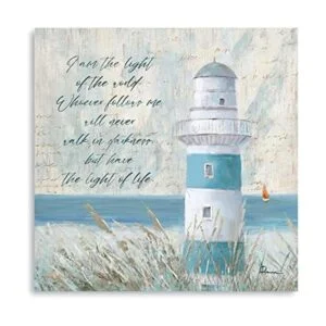 Decoración de pared con versículos de la Biblia de faro_1