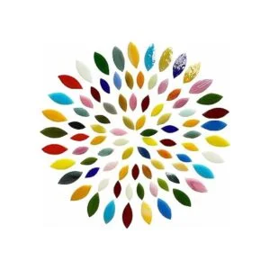 PALJOLLY 120 azulejos de mosaico de pétalos para_2