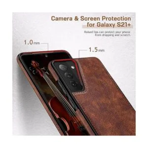 LOHASIC Funda protectora para Galaxy S21 Plus 5G de cuero_5