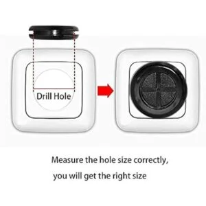 Canitu 170 ojales de goma juego de ojales redondos de_3