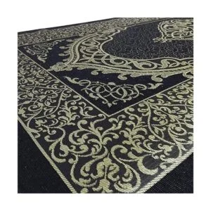Alfombra de oración islámica fina tejida chenilla y_5