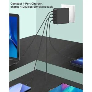 DTK Cargador USB C estación de carga inteligente de_2