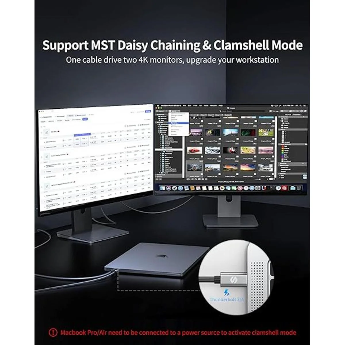 Silkland Cable USB C a DisplayPort 1.4 8K a 60Hz 4K a_4