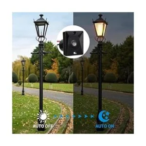 EDISHINE Sensor de luz de poste de lámpara de 120 V_2