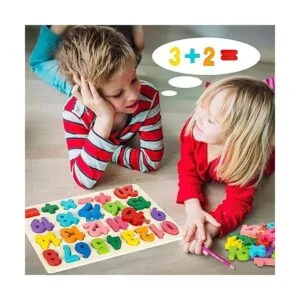 Attmu Rompecabezas de madera para niños pequeños_6