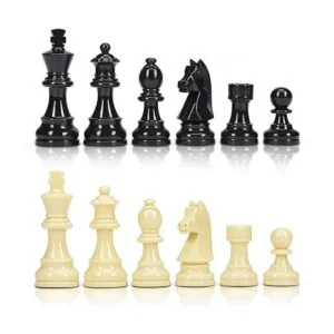 AMEROUS Piezas de ajedrez con peso mejorado con tamaño_2