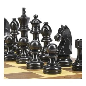 AMEROUS Piezas de ajedrez con peso mejorado con tamaño_3