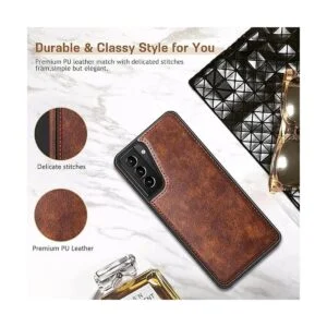 LOHASIC Funda protectora para Galaxy S21 Plus 5G de cuero_3