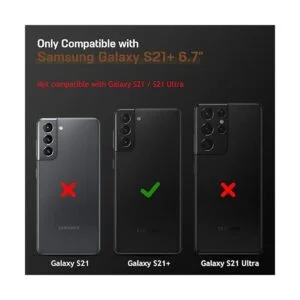 LOHASIC Funda protectora para Galaxy S21 Plus 5G de cuero_2