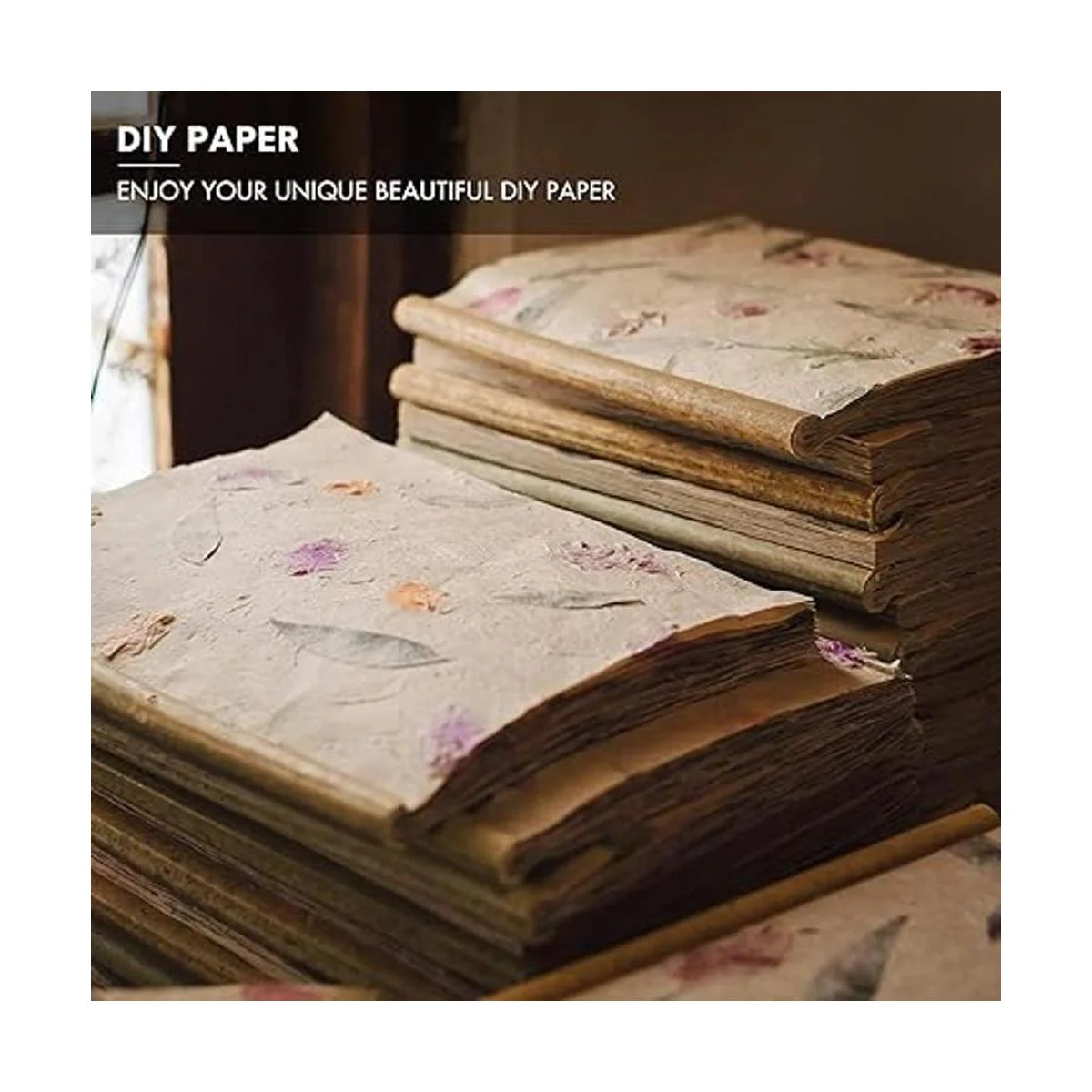 Juego de 3 piezas de papel de madera para hacer papel de_6