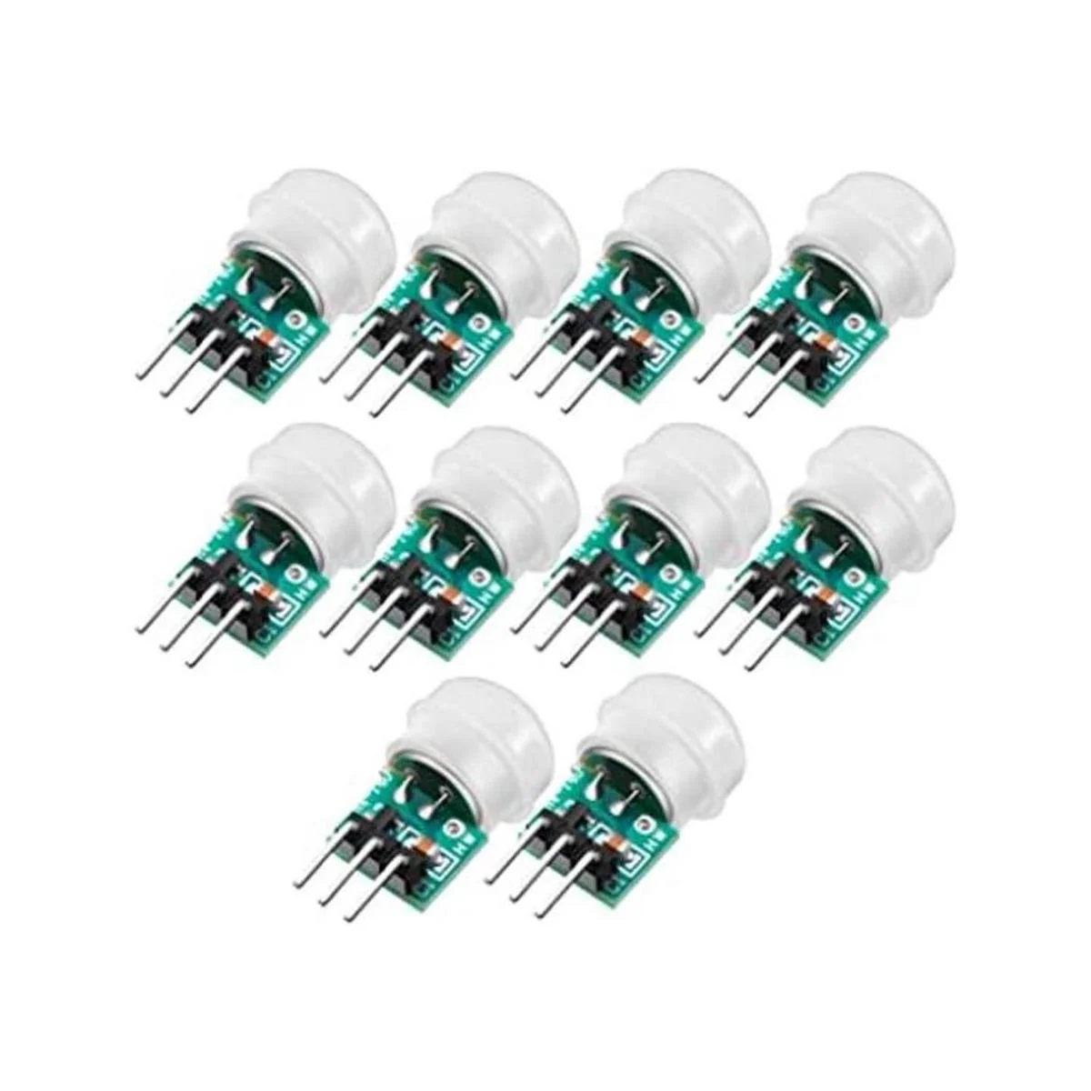 Weewooday 10 módulos de sensor humano AM312 mini módulo de_1