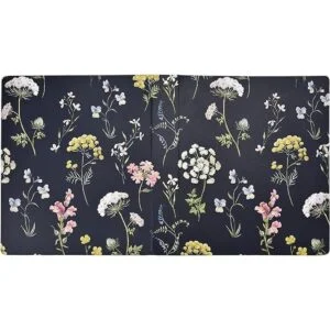 Carpeta de 3 anillas con tapa dura de flores 1.0 in_2