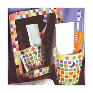 Azulejos de mosaico de cristal irregular de colores_6