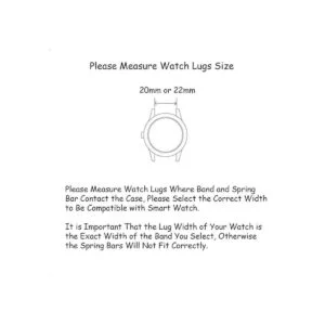 Paquete de 2 correas para Galaxy Watch Active 2_3