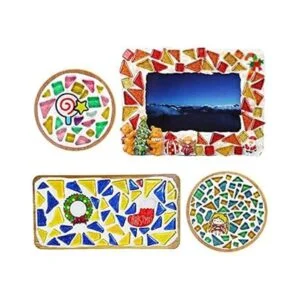 Azulejos de mosaico de cristal irregular de colores_4