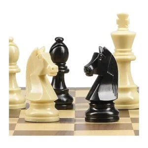 AMEROUS Piezas de ajedrez con peso mejorado con tamaño_4