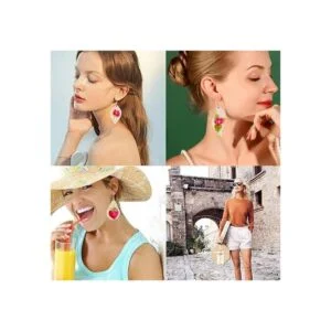 SUNNYCLUE Juego de 300 aretes de madera sin terminar con 5_7