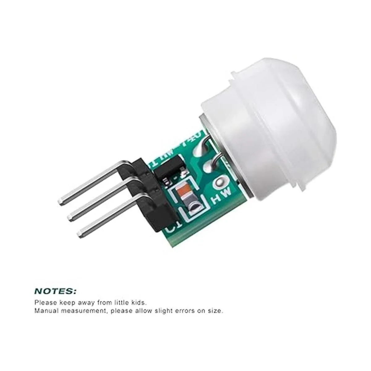 Weewooday 10 módulos de sensor humano AM312 mini módulo de_5