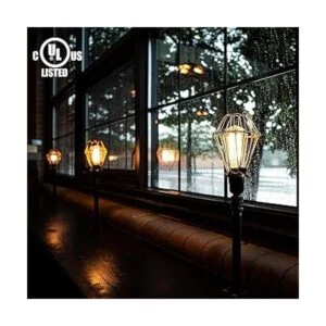 EDISHINE Sensor de luz de poste de lámpara de 120 V_3