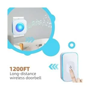 Timbre inalámbrico de 1200 pies impermeable timbre_3