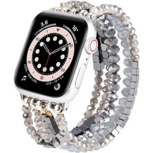 MOFREE Correa elástica con cuentas compatible con Apple_1