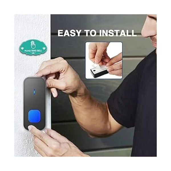 Wireless Doorbell Waterproof Door Bell Battery Operated_5