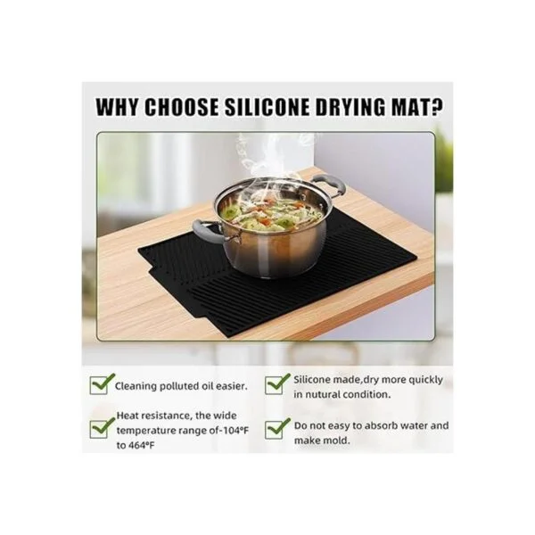 MAOSGO Tapete de secado de platos para encimera de cocina_5
