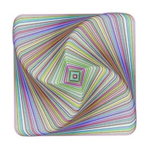 Bgraamiens Rompecabezas torcido en 3D de colores cuadrados_1