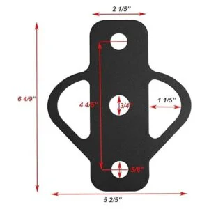 VANROUG Adaptador de enganche de remolque de 3 vías para_2