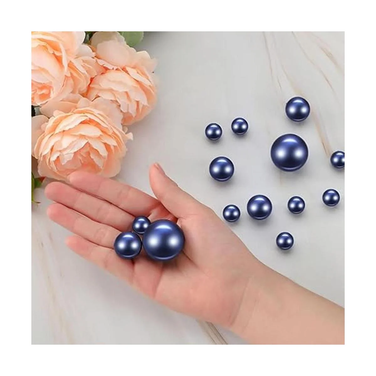 Hicarer 120 piezas de perlas para rellenar jarrón cuentas_3