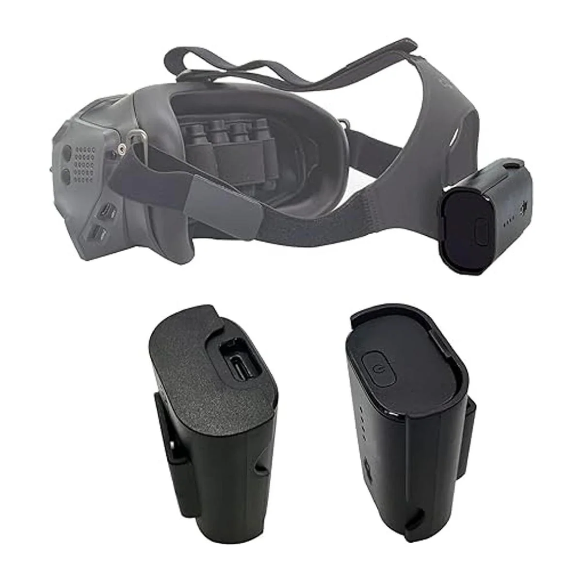 FPV Googles Soporte de batería con cable de alimentación_3
