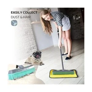 Conliwell Rastrillo de goma para escoba de pelo de_5