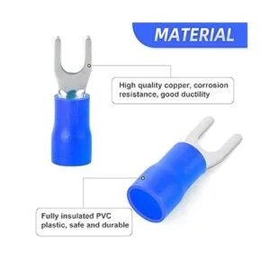 300 piezas azul de 1614 AWG aislado horquilla pala_3