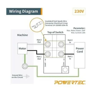 POWERTEC 71652 Interruptor de encendidoapagado monofásico_6