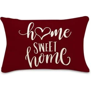 Hexagram Juego de 4 fundas de almohada geométricas azules_2