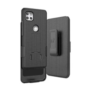 Nakedcellphone Funda con clip compatible con Motorola One_1