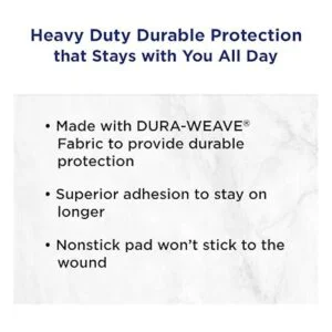 BandAid Vendaje adhesivo de tiras resistentes tamaño_3