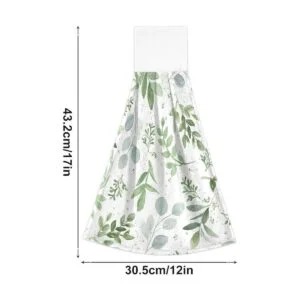 Giwawa 2 toallas de mano de hojas verdes suaves de_3