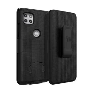 Nakedcellphone Funda con clip compatible con Motorola One_3