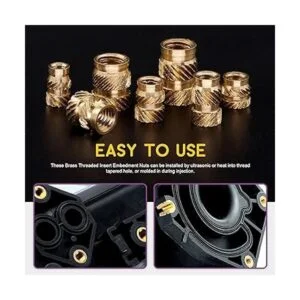 Swpeet 300 piezas de 5 valores M2 M3 M4 M5 M6 tuercas_6