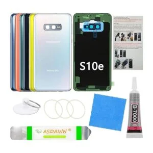 Cubierta trasera de vidrio para Galaxy S10e con lente de_1