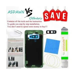 Cubierta trasera de vidrio para Galaxy S10e con lente de_2