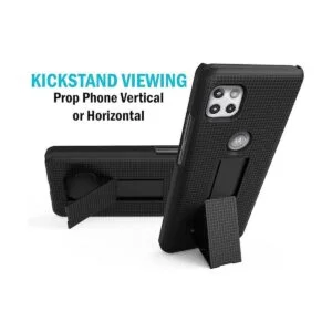 Nakedcellphone Funda con clip compatible con Motorola One_4