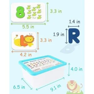 Gojmzo Tarjetas flash de números y alfabeto para niños_6