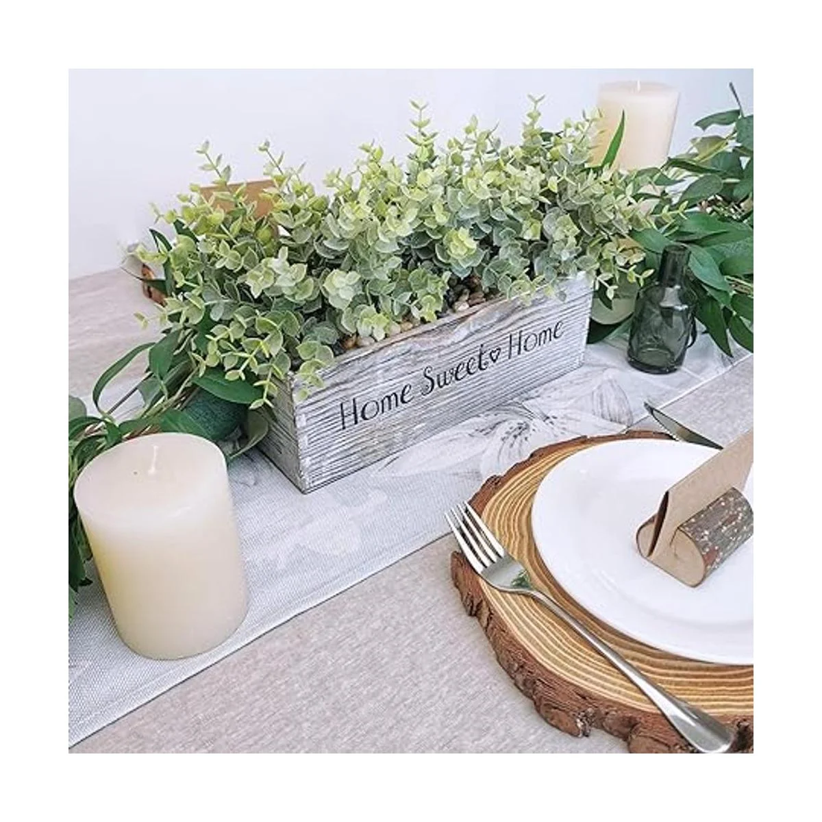 1 unidad de madera para plantas de eucalipto en maceta_6