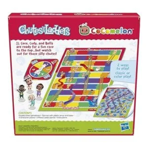 Hasbro Gaming Chutes and Ladders Juego de mesa CoComelon_4