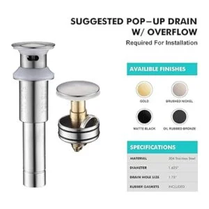 Rainovo Tapón de drenaje para fregadero de baño 1.75_5