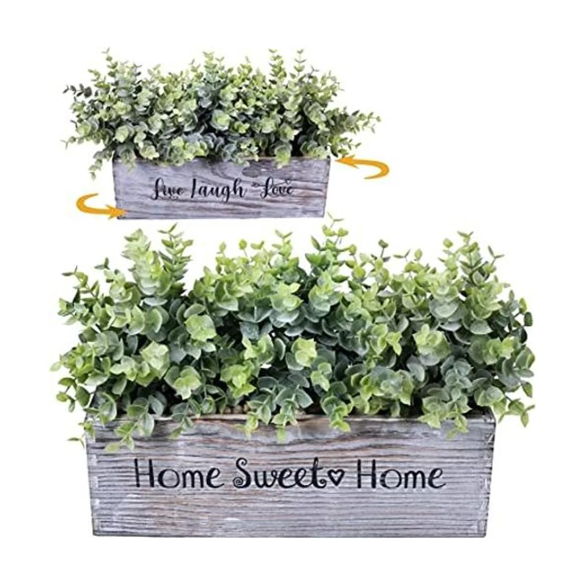 1 unidad de madera para plantas de eucalipto en maceta_1