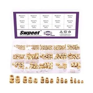 Swpeet 300 piezas de 5 valores M2 M3 M4 M5 M6 tuercas_1
