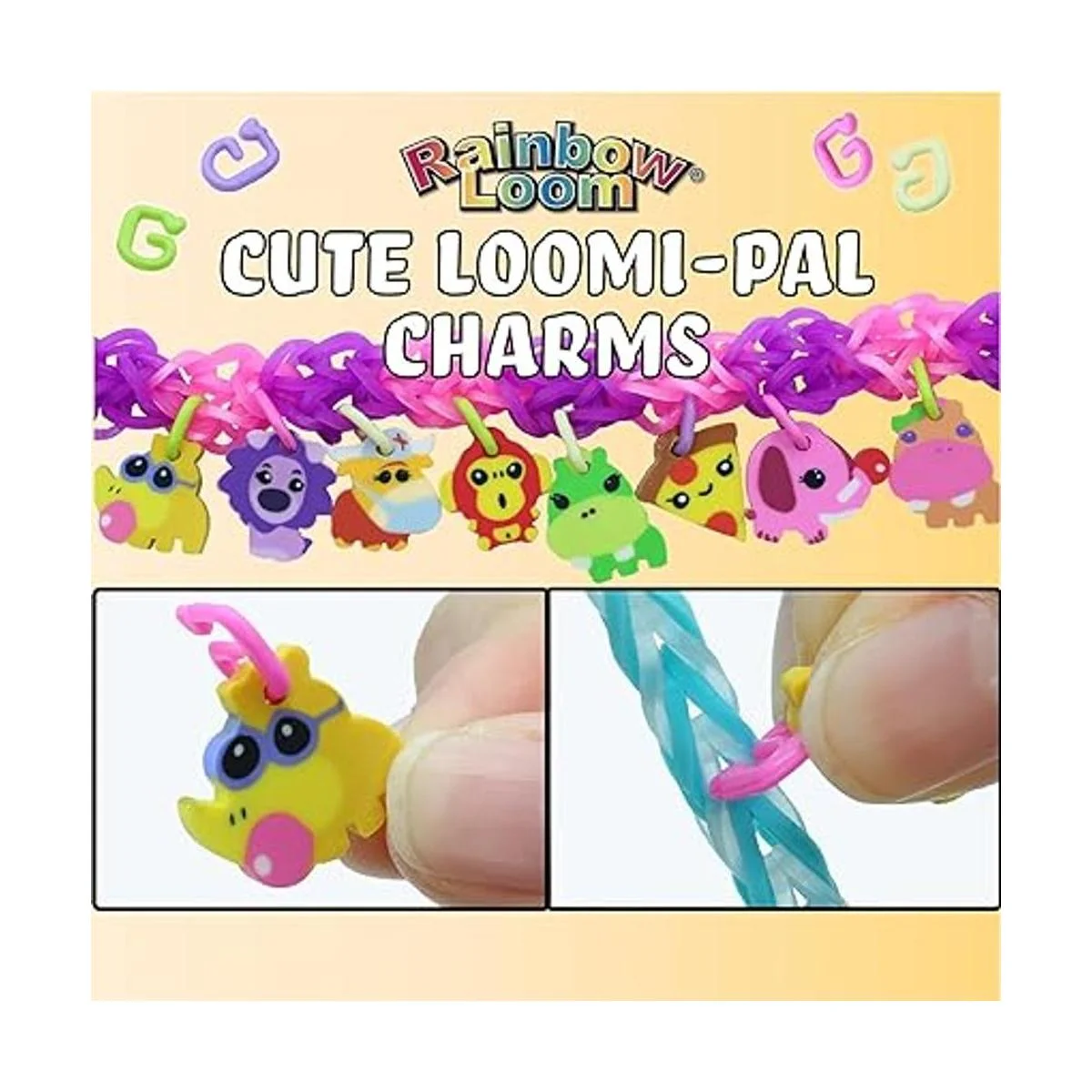 Rainbow Loom LoomiPals Juego combinado con 60 bonitos_5